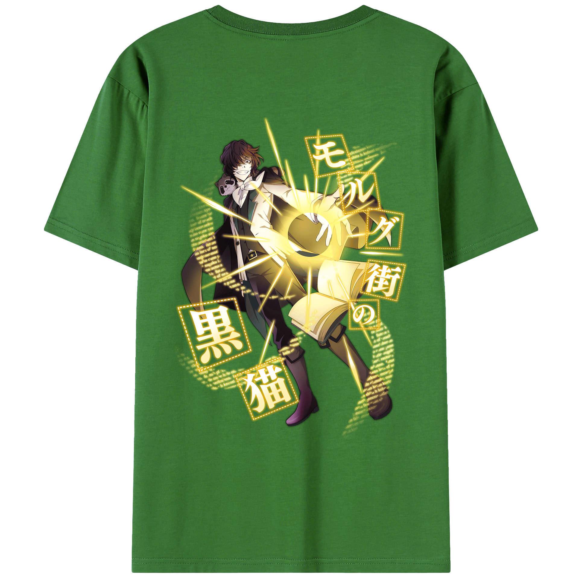 （画像用） 文豪ストレイドッグス Bungo Stray Dogs レディース半袖Tシャツ(バックプリント)